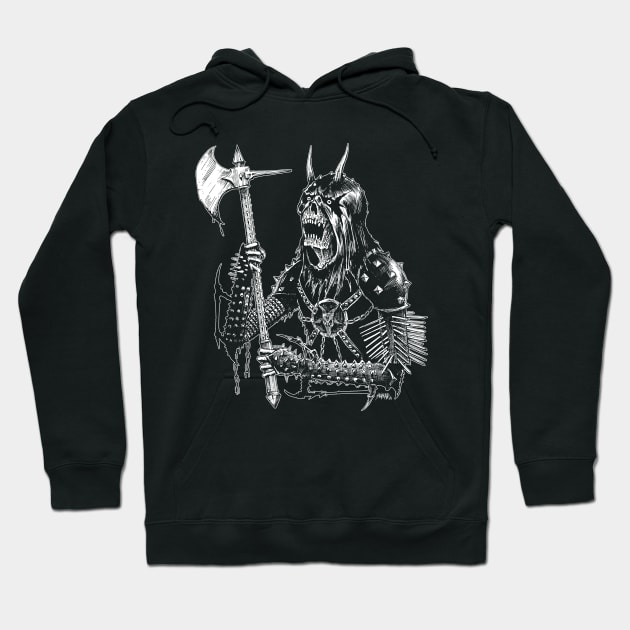 Black Metal Executioner (Dark) Hoodie by sawblade666